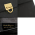 Gancini Convertible Top Handle Bag Leather Mini