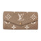 Sarah Wallet NM Bicolor Monogram Empreinte Giant