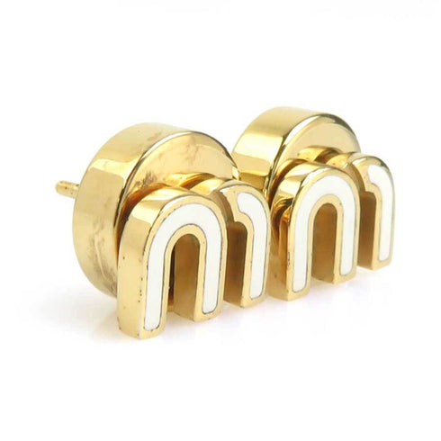 Earrings Gold-Tone Metal