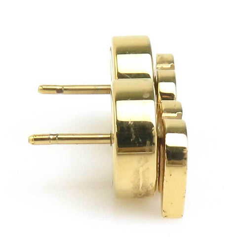 Earrings Gold-Tone Metal