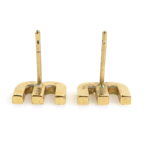 Earrings Gold-Tone Metal