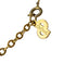 Vintage Chain Pendant Necklace Gold
