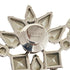 Brooch Sterling Silver with Rhinestone and Faux Pearl
