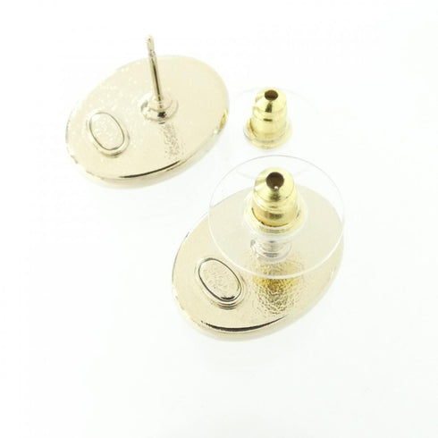 Earrings Gold-Tone Metal