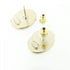 Earrings Gold-Tone Metal