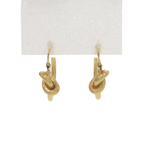 Earrings Hoop Gold-Tone Metal