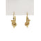 Earrings Hoop Gold-Tone Metal