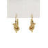 Earrings Hoop Gold-Tone Metal