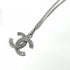 Pendant Necklace Metal Black
