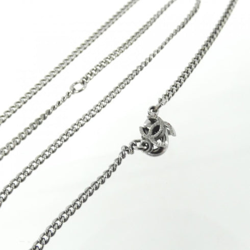 Pendant Necklace Metal Black