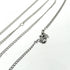 Pendant Necklace Metal Black