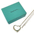 Open Heart Pendant Necklace Sterling Silver 30mm
