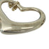 Open Heart Pendant Necklace Sterling Silver 30mm