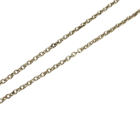 Open Heart Pendant Necklace Sterling Silver 30mm