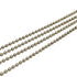 Ball Chain Oval Tag Pendant Necklace Sterling Silver