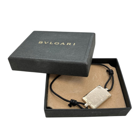 Collezione Plate Cord Bracelet Sterling Silver