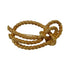 Vintage Rope Motif Brooch Gold