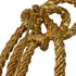 Vintage Rope Motif Brooch Gold