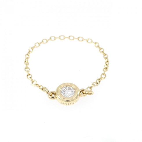 Elsa Peretti Diamonds By The Yard Pendant Necklace 18K Yellow Gold and Diamond