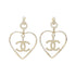 Earrings Gold-Tone Metal