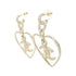 Earrings Gold-Tone Metal