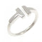 T Wire Ring 18K White Gold