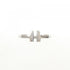 T Wire Ring 18K White Gold