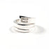 Spiral Snake Ring Sterling Silver