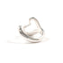 Open Heart Ring Sterling Silver