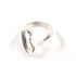 Open Heart Ring Sterling Silver