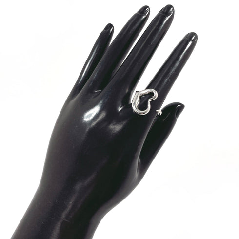 Open Heart Ring Sterling Silver