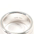 Diagonal Interlocking G Ring Sterling Silver