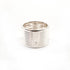 Ribbed Design Ring Sterling Silver