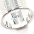 Ribbed Design Ring Sterling Silver