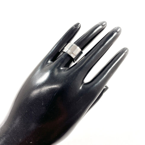 Ribbed Design Ring Sterling Silver