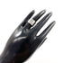 Ribbed Design Ring Sterling Silver