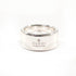 Diagonal Interlocking G Ring One Band Sterling Silver