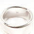 Diagonal Interlocking G Ring One Band Sterling Silver