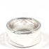 Diagonal Interlocking G Ring Sterling Silver