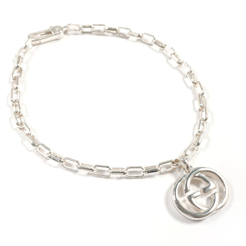 Interlocking G Bracelet Sterling Silver