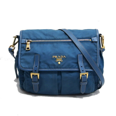 Zip Buckle Messenger Bag Tessuto Medium