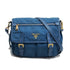 Zip Buckle Messenger Bag Tessuto Medium