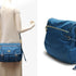 Zip Buckle Messenger Bag Tessuto Medium