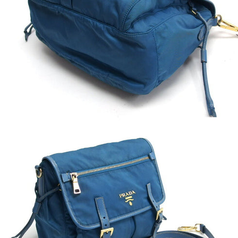 Zip Buckle Messenger Bag Tessuto Medium