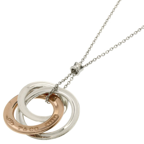 Interlocking Pendant Necklace Sterling Silver