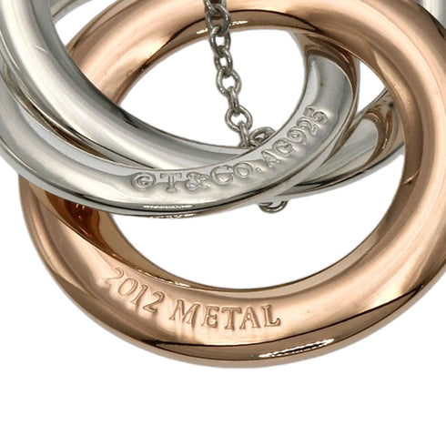 Interlocking Pendant Necklace Sterling Silver