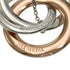 Interlocking Pendant Necklace Sterling Silver