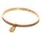 Lockit Half Pave Bracelet 18K Rose Gold with Diamond