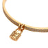 Lockit Half Pave Bracelet 18K Rose Gold with Diamond