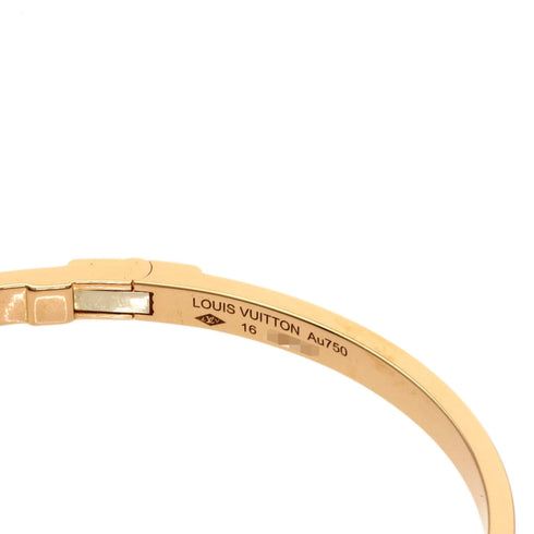 Lockit Half Pave Bracelet 18K Rose Gold with Diamond